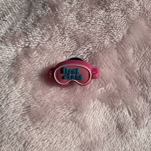 CROCS Pink and Blue First Class Jibbitz